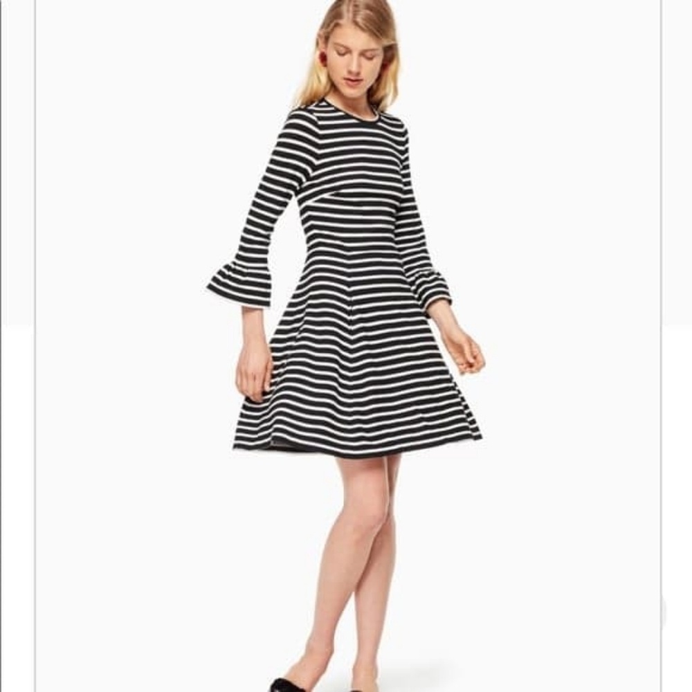 Kate Spade broome street striped dress
